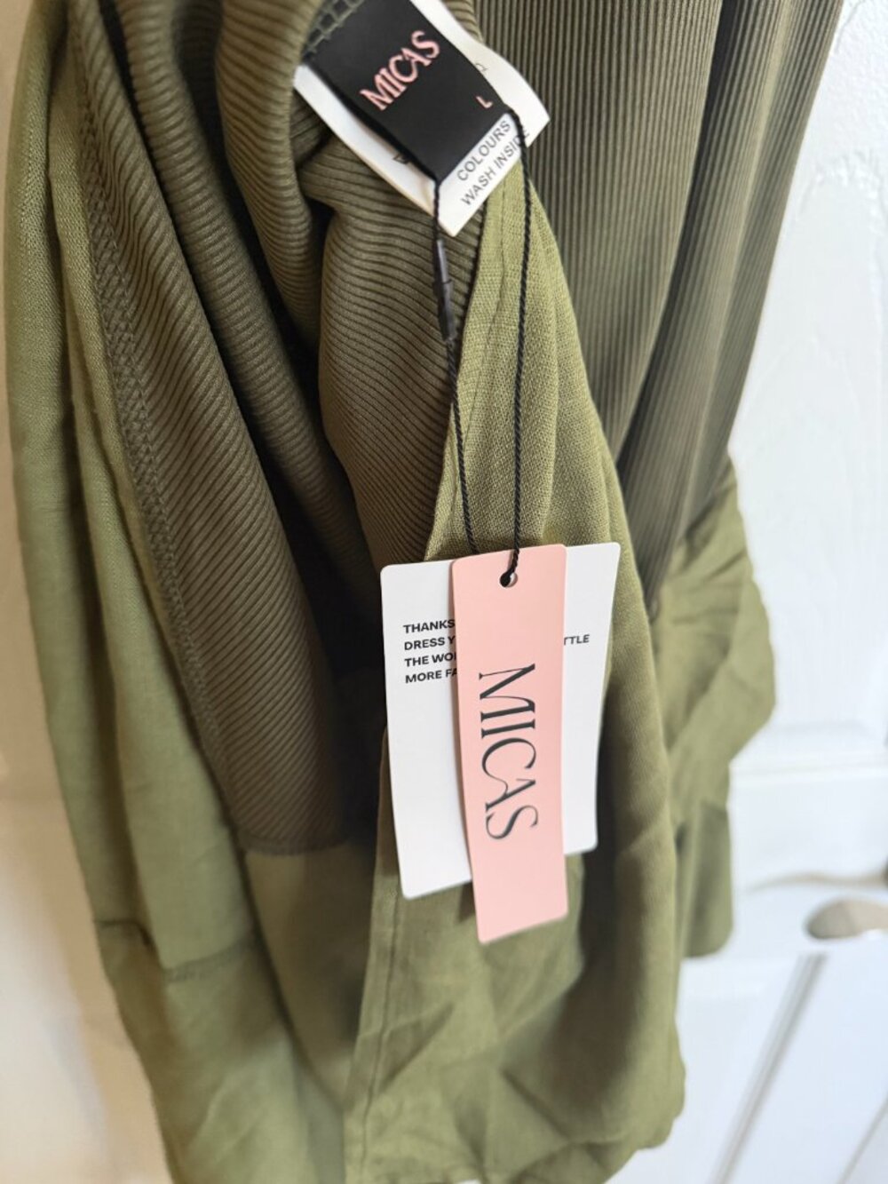 Micas midi green dress NWT - Picture 4 of 4